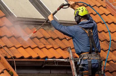 Démoussage et hydrofuge de toiture à Marambat